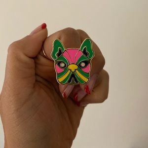 French Bulldog Statement Ring